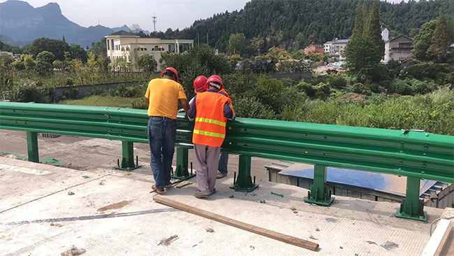 新余高速公路护栏板的维护确保道路安全的关键环节